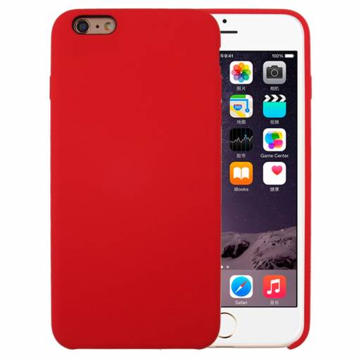 Foto - Liquid kryt na iPhone 6/ 6S - červená