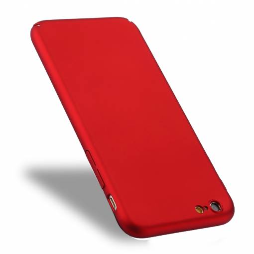 Foto - Pogumovaný plastový kryt na iPhone 6 Plus/ 6S Plus - Cardinal Red