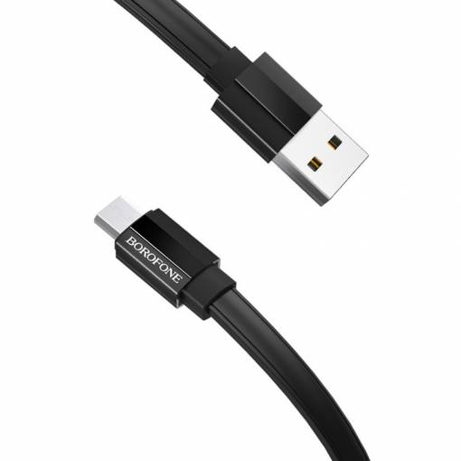 Foto - Micro USB kabel Borofone 1.8 m - černá