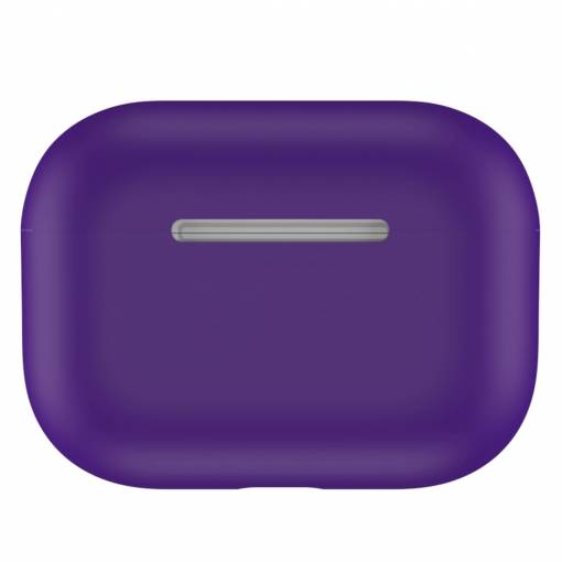 Foto - Silikonový obal pro Airpods Pro - tmavě fialová