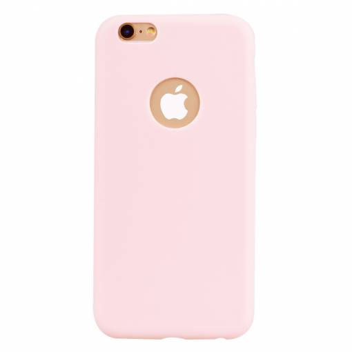 Foto - Obal s výřezem na logo na iPhone 6 Plus/ 6S Plus - Candy Pink