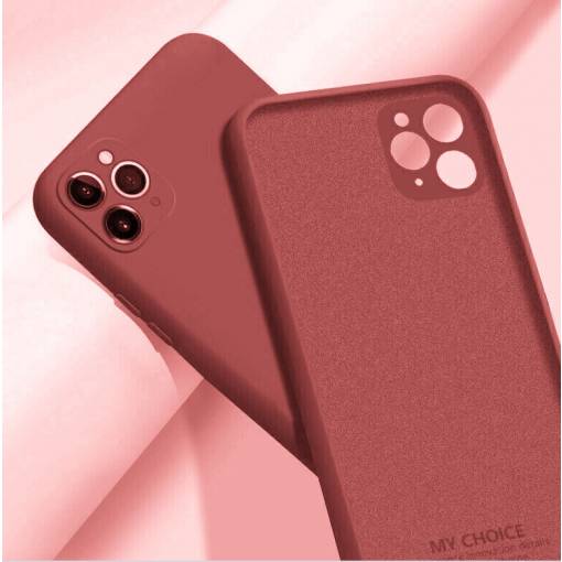 Foto - Silikonový kryt pro iPhone 11 Pro - Tmavě růžový