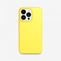 Silikonový kryt pro iPhone 13 Pro žlutý