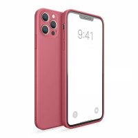 Silikonový kryt pro iPhone 13 Pro vínově červený