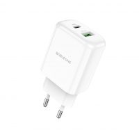 Napájecí adaptér USB-A a USB-C Borofone - 20W