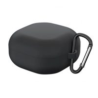 Silikonové pouzdro pro Samsung Galaxy Buds 2 / Live / Pro s karabinou - černá