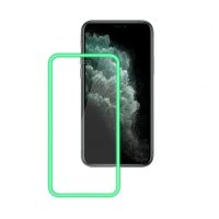 Svítící ochranné sklo pro iPhone 11 Pro, XS a X - Zelené