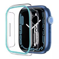 Ochranný rámeček pro Apple Watch - 40mm, svítící, modrý