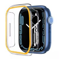 Ochranný rámeček pro Apple Watch - 40mm, svítící, oranžový