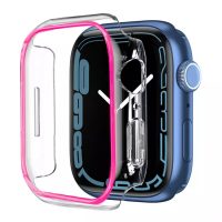 Ochranný rámeček pro Apple Watch - 44mm, svítící, růžový