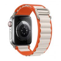 eses Alpský tah pro Apple Watch - Bílo oranžový, 38mm/40mm/41mm