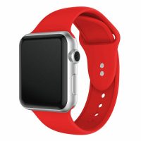 eses Silikonový řemínek pro Apple Watch - Červený S, M, L, 42mm/44mm/45mm