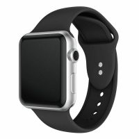 eses Silikonový řemínek pro Apple Watch - Černý S, M, L - 42mm, 44mm, 45mm, 49mm