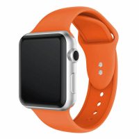 eses Silikonový řemínek pro Apple Watch - Oranžový S, M, L - 38mm, 40mm, 41mm