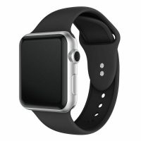 eses Silikonový řemínek pro Apple Watch - Černý S, M, L - 38mm, 40mm, 41mm