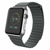 eses Kožený magnetický řemínek pro Apple Watch - Černý 42mm, 44mm, 45mm, 49mm