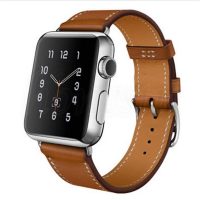 eses Kožený řemínek pro Apple Watch - Hnědý 38mm, 40mm, 41mm