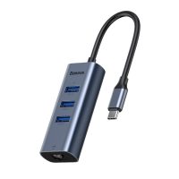 USB-C adaptér/hub 4v1 Baseus - Dark Grey