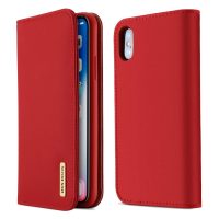 Flipové pouzdro na iPhone X/ XS Wish Premium - červená