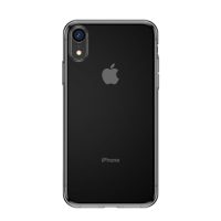 Silikonový kryt Baseus na iPhone XR - černá transparentní