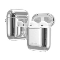 ROCK Pouzdro pro Apple Airpods - stříbrná