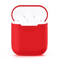 Silikonové pouzdro pro Airpods - červená