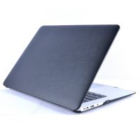 Obal s kůží na MacBook Air 13" (A1466 / A1369) - černá