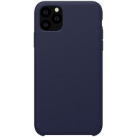 Nillkin Pogumovaný Liquid Kryt na iPhone 11 Pro Max - Navy blue