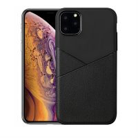 Tenký silikonový kryt Split na iPhone 11 - černá