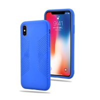 Protiskluzový kryt na iPhone XR - modrá