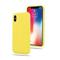 Protiskluzový kryt na iPhone XR - žlutá