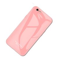 Kryt Macaron s tvrzeným sklem na iPhone 6 Plus/ 6S Plus - růžová