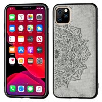 Magnetický kryt Mandala na iPhone 11 Pro - šedá