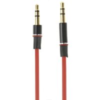 Audio kabel 3.5mm jack (samec) / 3.5mm jack (samec) 1 M - červená