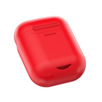 BASEUS pouzdro pro Airpods s bezdrátovým nabíjením - červená