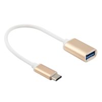 Redukce z USB-C na USB - zlatá