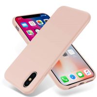 Silikonový kryt pro iPhone X a XS - Růžový