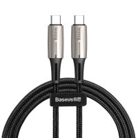 Baseus 60W Oboustranný USB-C kabel (1 m) na MacBook - černá