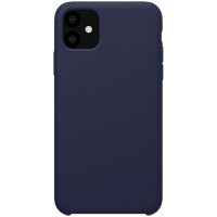 Nillkin Pogumovaný Liquid Kryt na iPhone 11 - Navy blue