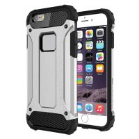 Armor kryt Defiant na iPhone 6/ 6S - stříbrná