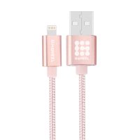 Odolný lightning kabel 3A na iPhone - růžově zlatá