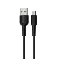 Micro USB kabel Borofone 1 m - černá