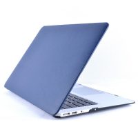 Obal s kůží na MacBook Pro 13" - tmavě modrá