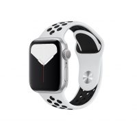 eses Silikonový řemínek pro Apple Watch - Bílo černý, S, M, L - 38mm, 40mm, 41mm