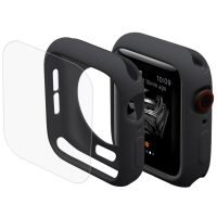ENKAY Kryt + sklo pro Apple Watch 40mm - černá