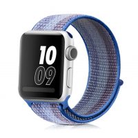 eses Nylonový řemínek pro Apple Watch - Modré proužky 38mm, 40mm, 41mm