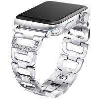eses kovový článkovitý řemínek pro Apple Watch stříbrný 38mm/40mm/41mm