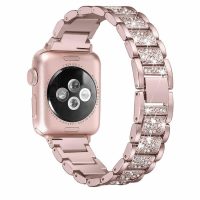 eses Kovový luxusní řemínek pro Apple Watch - Růžový 38mm, 40mm, 41mm