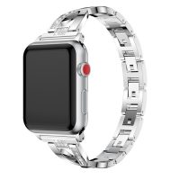 eses Kovový elegantní řemínek pro Apple Watch - Stříbrný, 42mm/44mm/45mm/49mm