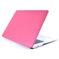 Obal z PU kůže na MacBook Air 13" - růžově červená